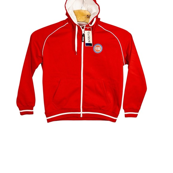 NWT Detroit Pistons NBA Full‎ Zip Jacket Womens Large - Picture 1 of 9